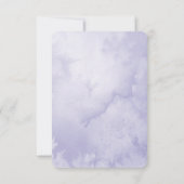 Floral Watercolor Baby Boy Shower Invitation 招待状 (裏面)