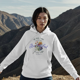 Floral Watercolor Beautiful Scripture パーカ