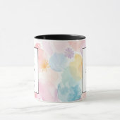 Floral Watercolor Mama Bear Mug Art マグカップ (中央)