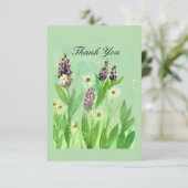 Floral Watercolor Thank You Card サンキューカード (スタンド正面)