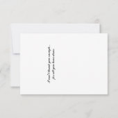 Floral Watercolor Thank You Card サンキューカード (裏面)