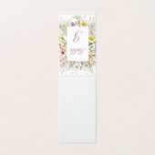 Floral Watercolor Wedding Table Number – Elegant  (外部フラット)