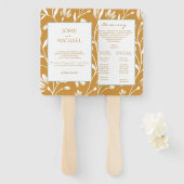 Floral Wedding ハンドファン (正面&裏面)