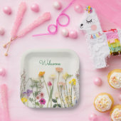 floral wedding  ペーパープレート (パーティー)