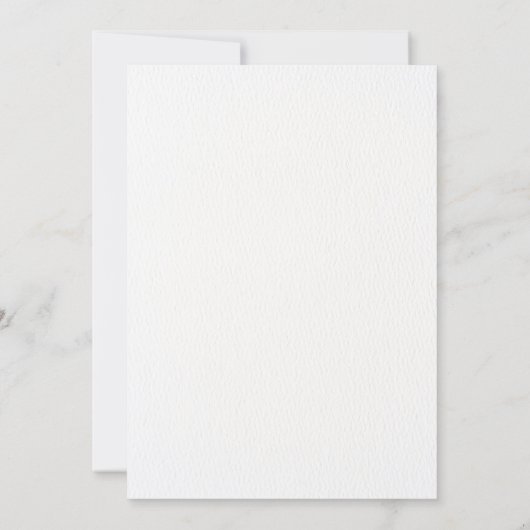 Floral wedding 招待状 (裏面)