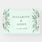 Floral  Wedding  Banner 横断幕 (横)