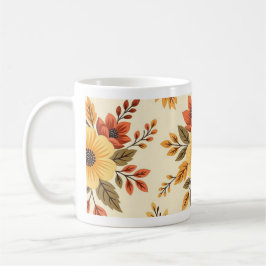 Floral Wedding Gift Mug コーヒーマグカップ