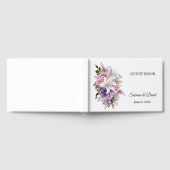 Floral Wedding Guest Book ゲストブック (全面)