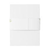 Floral Wedding Invitation 招待状ベリーバンド (裏面例)