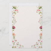 Floral Wedding Invitation 招待状 (正面/裏面)