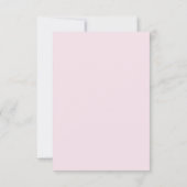 Floral Wedding Invitation Template Wedding  サンキューカード (裏面)