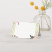 Floral Wedding Place Cards プレイスカード (裏面)