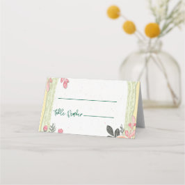 Floral Wedding Place Cards プレイスカード