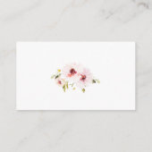 Floral Wedding Registry Insert with QR Code エンクロージャーカード (裏面)