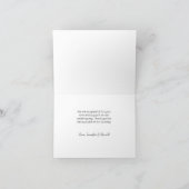 Floral Wedding Thank You Card サンキューカード (内部)