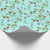 Floral Whimsical Gift Wrapping Paper ラッピングペーパー (角)
