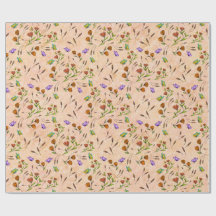 Floral Whimsical Gift Wrapping Paper