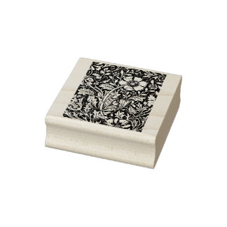 Floral William Morris Design ラバースタンプ