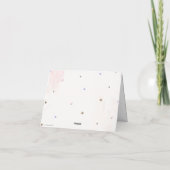 Floral “With Love” Folded Note Card – Elegant Bota サンキューカード (裏面)