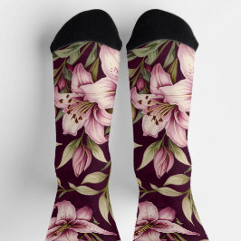 Floral Women's Socks ソックス