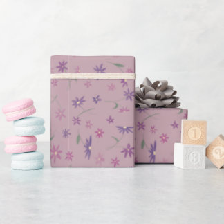 Floral wrapping paper ラッピングペーパー