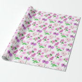 Floral Wrapping Paper - Papel de regalo con flores ラッピングペーパー (アンロールド)