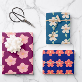 Floral Wrapping sheets ラッピングペーパーシート