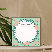 Floral Wreath – Botanical Greenhouse Sticky Notes ポストイット