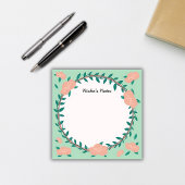 Floral Wreath – Botanical Greenhouse Sticky Notes ポストイット