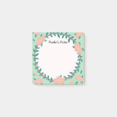 Floral Wreath – Botanical Greenhouse Sticky Notes ポストイット (正面)