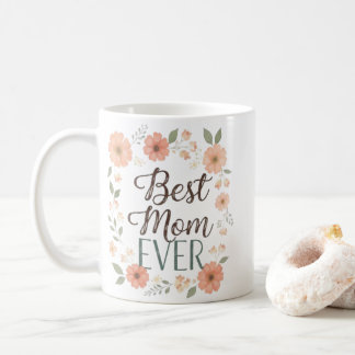 Floral Wreath Quote Mug | Ceramic Coffee Mug コーヒーマグカップ