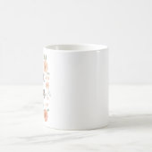 Floral Wreath Quote Mug | Ceramic Coffee Mug コーヒーマグカップ (中央)