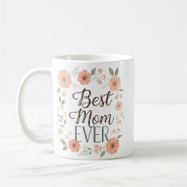 Floral Wreath Quote Mug | Ceramic Coffee Mug コーヒーマグカップ