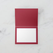 Floral Wreath White Orchids Chic Floral Birthday カード (内部)