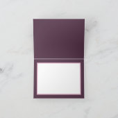 Floral Wreath White Orchids Chic Floral Thank You カード (内部)