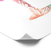 Floral Yoga Poster ポスター (角)