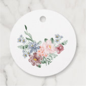 Floral zamzam water nikah muslim wedding フェイバータグ (裏面)