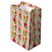 Florale 3D-Keramikfliesen 63/144 Mittlere Geschenk ミディアムペーパーバッグ (裏面アングル)