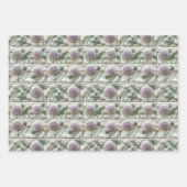 Florale 3D-Keramikfliesen Kunstvoll & Detailreich ラッピングペーパーシート (正面3)