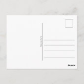 Florale Dreiecke, Tangle Zeichnung -  ポストカード (裏面)