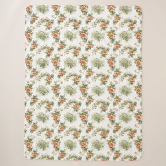 Florale-Kuscheldecke – Sanfte Herbstblume シェルパブランケット