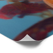 Florale Metamorphose: Schmetterlingsfrau ポスター (角)