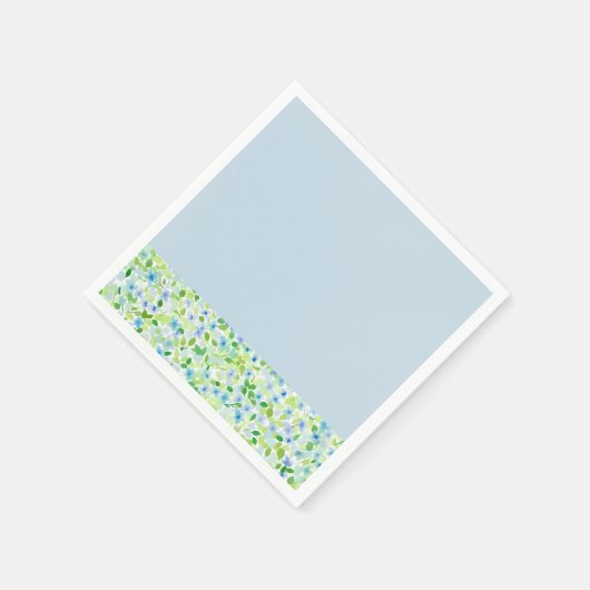 Florale Party in zarten Pastelltönen スタンダードカクテルナプキン (角)