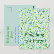 Florale Party in zarten  Pastelltönen