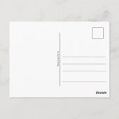 Florale Pflanze im Tangle Design - ポストカード (裏面)