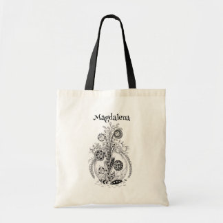 Florale Pflanze Zen Ink Art -  トートバッグ