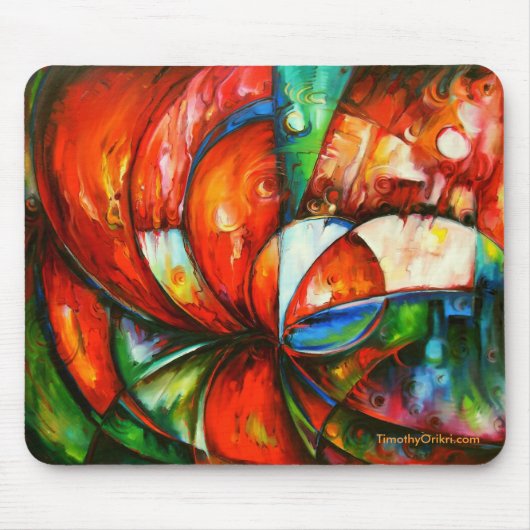 Floraltasia マウスパッド (正面)