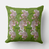 FloralThrowPillow CozyDecor BloomInStyle Elegan クッション (正面)