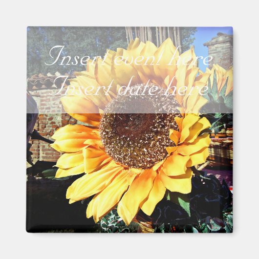 Floreal日付を保存するマグネットテンプレート マグネット (正面)