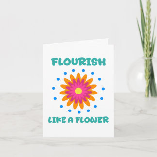 Florece como una flor 招待状